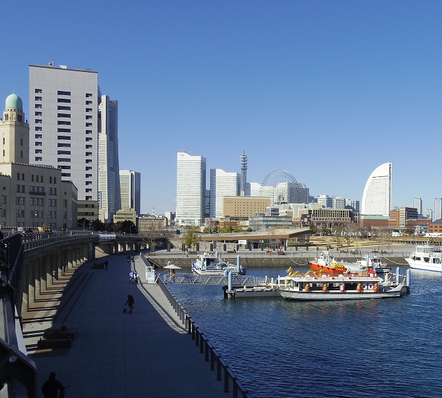 横浜みなとみらいの風景